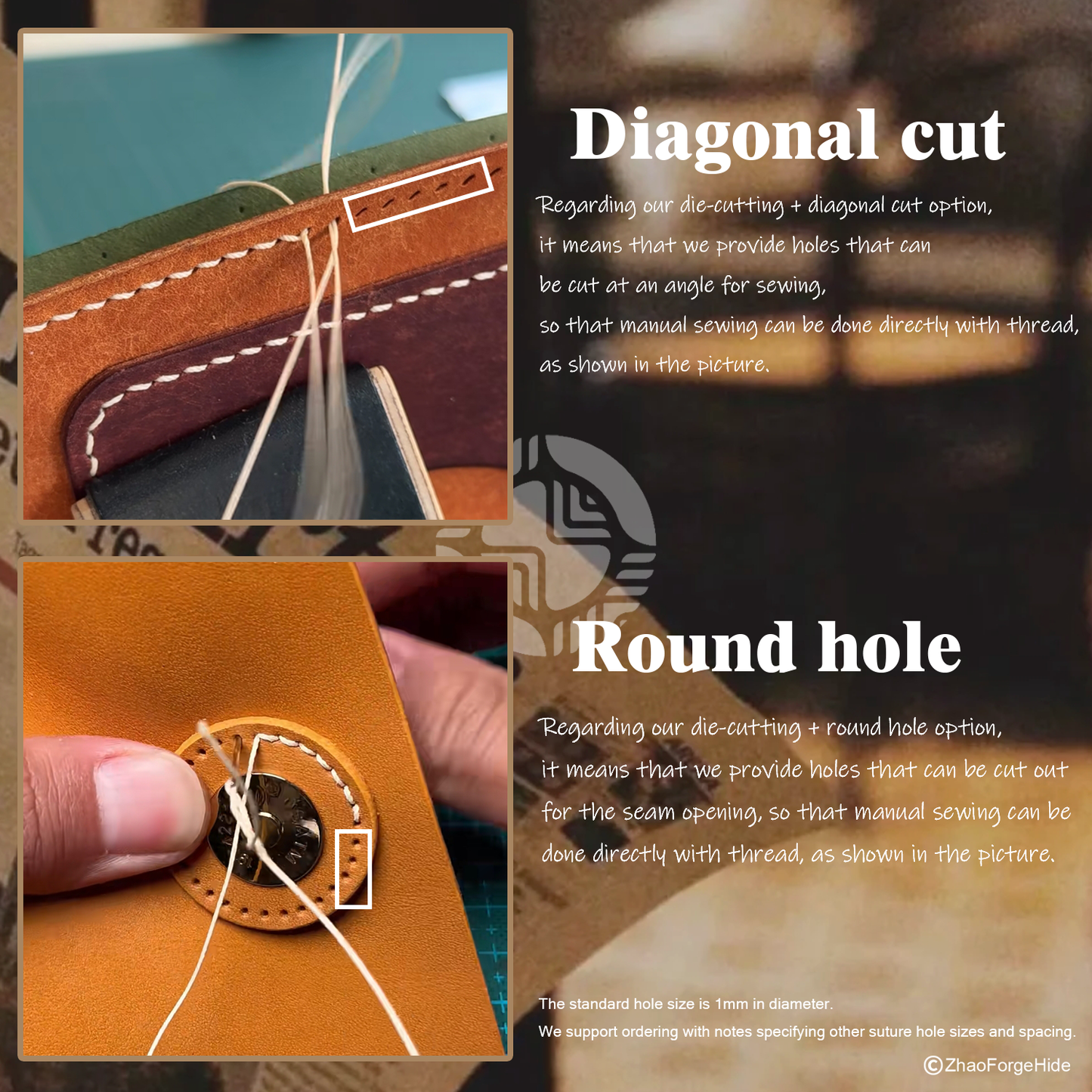 Custom Leathercraft Die Cutter & Template Service – Wood Die Mold, Acrylic Die Mold, Acrylic Template, Kraft Paper Pattern