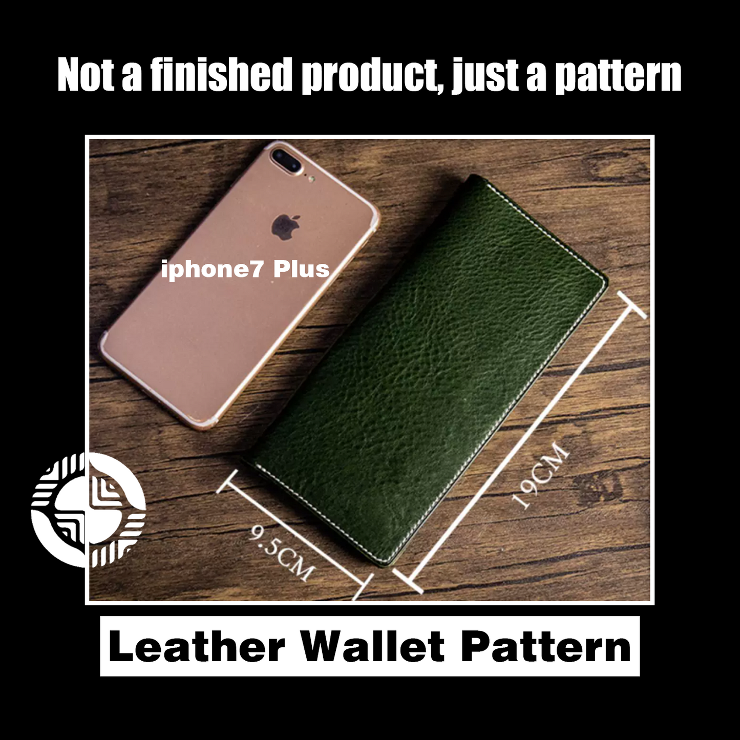 Long Leather Wallet Die Cutter – Multi Card Slot Billfold Pattern Tool, 19 x 9.5 cm Finished Size