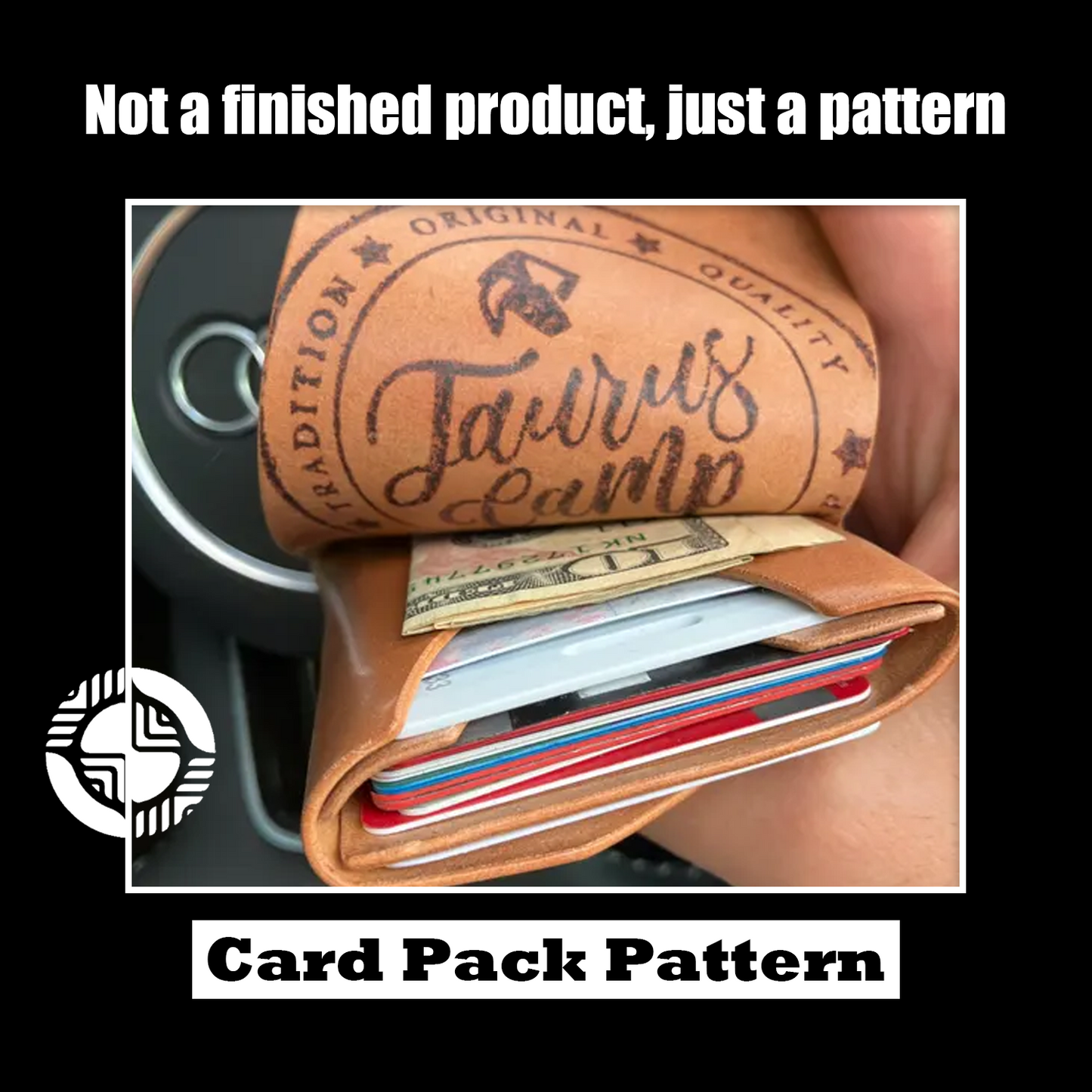 DIY Leather Card Holder Die Cutter – Custom Wooden & Acrylic Mold Template for Wallet Craft, 3 x 4 in Finished Size