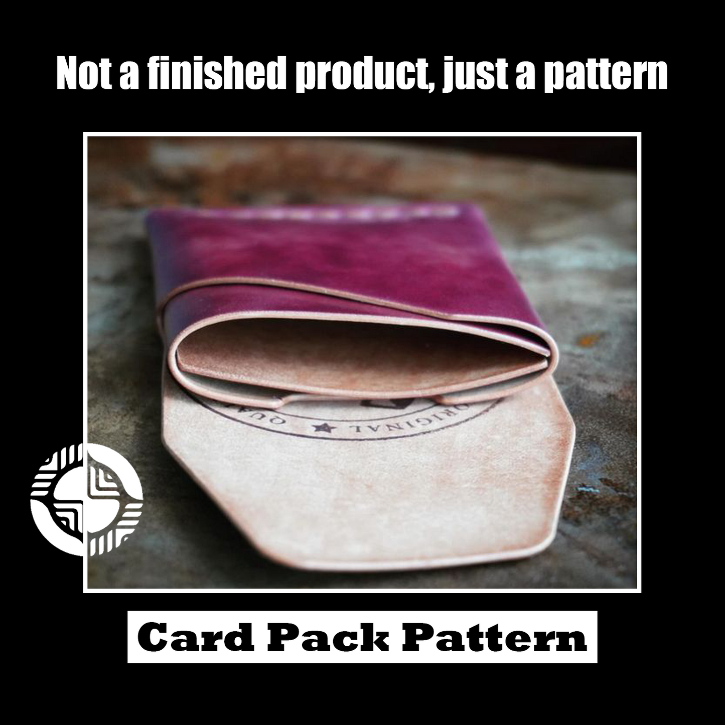 DIY Leather Card Holder Die Cutter – Custom Wooden & Acrylic Mold Template for Wallet Craft, 3 x 4 in Finished Size