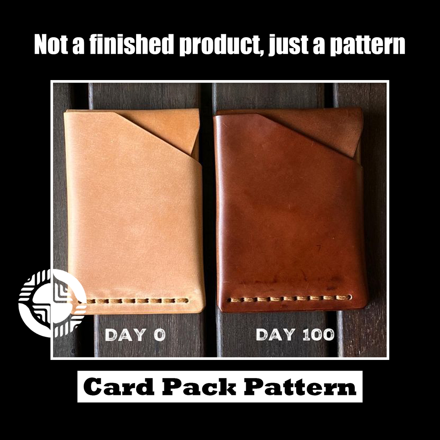 DIY Leather Card Holder Die Cutter – Custom Wooden & Acrylic Mold Template for Wallet Craft, 3 x 4 in Finished Size