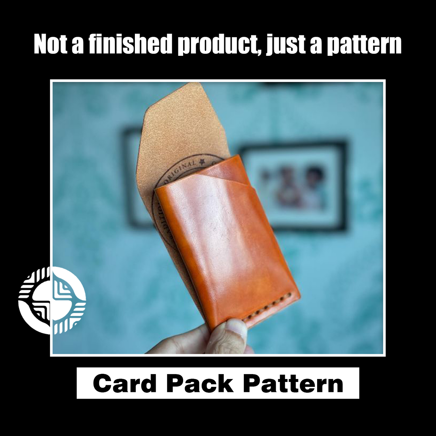 DIY Leather Card Holder Die Cutter – Custom Wooden & Acrylic Mold Template for Wallet Craft, 3 x 4 in Finished Size