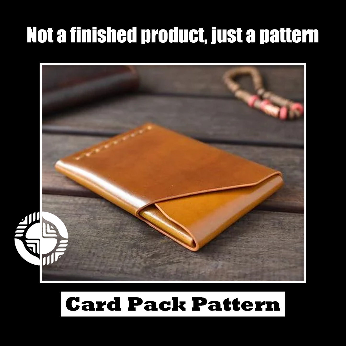 DIY Leather Card Holder Die Cutter – Custom Wooden & Acrylic Mold Template for Wallet Craft, 3 x 4 in Finished Size