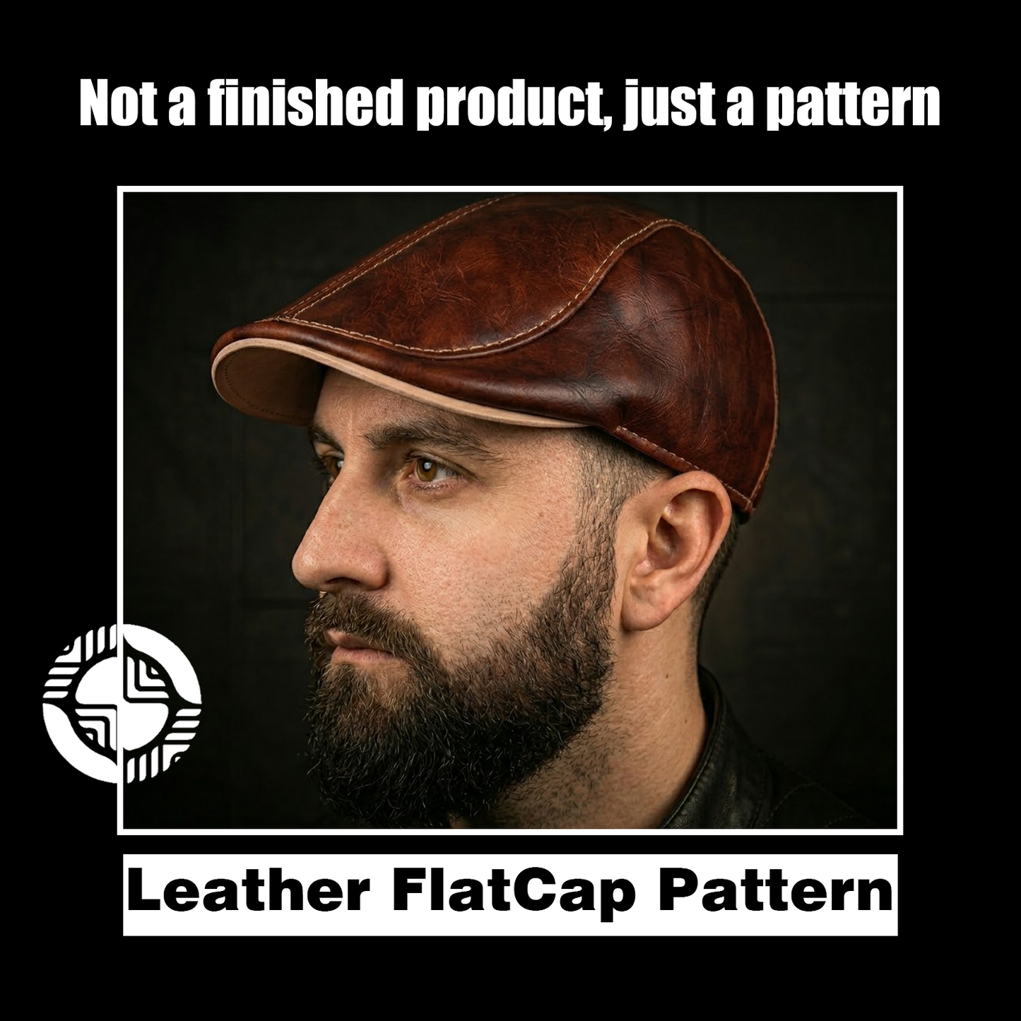 Flat Brim Leather Cap Die Cutter – DIY Leather Baseball Hat Craft Pattern Tool, Wood/Acrylic Mold or Acrylic/Kraft Template, 55–62.5 cm Head Size