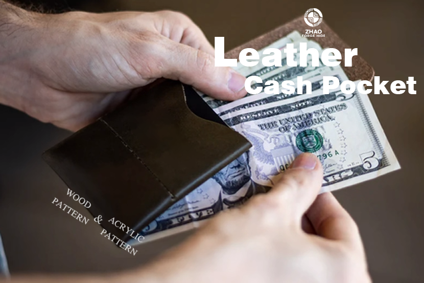 Stitchless Card Wallet Die Cutter – Veg-Tan Leather Wallet Pattern Tool, 3 x 3.875 in Finished Size