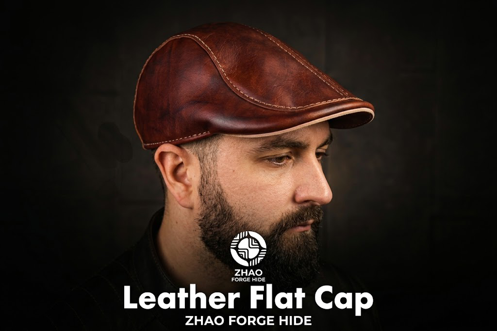 Flat Brim Leather Cap Die Cutter – DIY Leather Baseball Hat Craft Pattern Tool, Wood/Acrylic Mold or Acrylic/Kraft Template, 55–62.5 cm Head Size