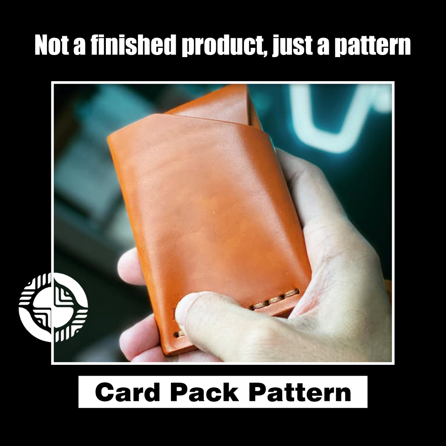 DIY Leather Card Holder Die Cutter – Custom Wooden & Acrylic Mold Template for Wallet Craft, 3 x 4 in Finished Size