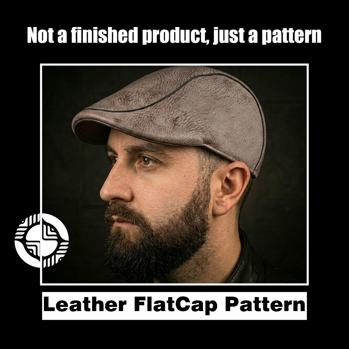 Flat Brim Leather Cap Die Cutter – DIY Leather Baseball Hat Craft Pattern Tool, Wood/Acrylic Mold or Acrylic/Kraft Template, 55–62.5 cm Head Size