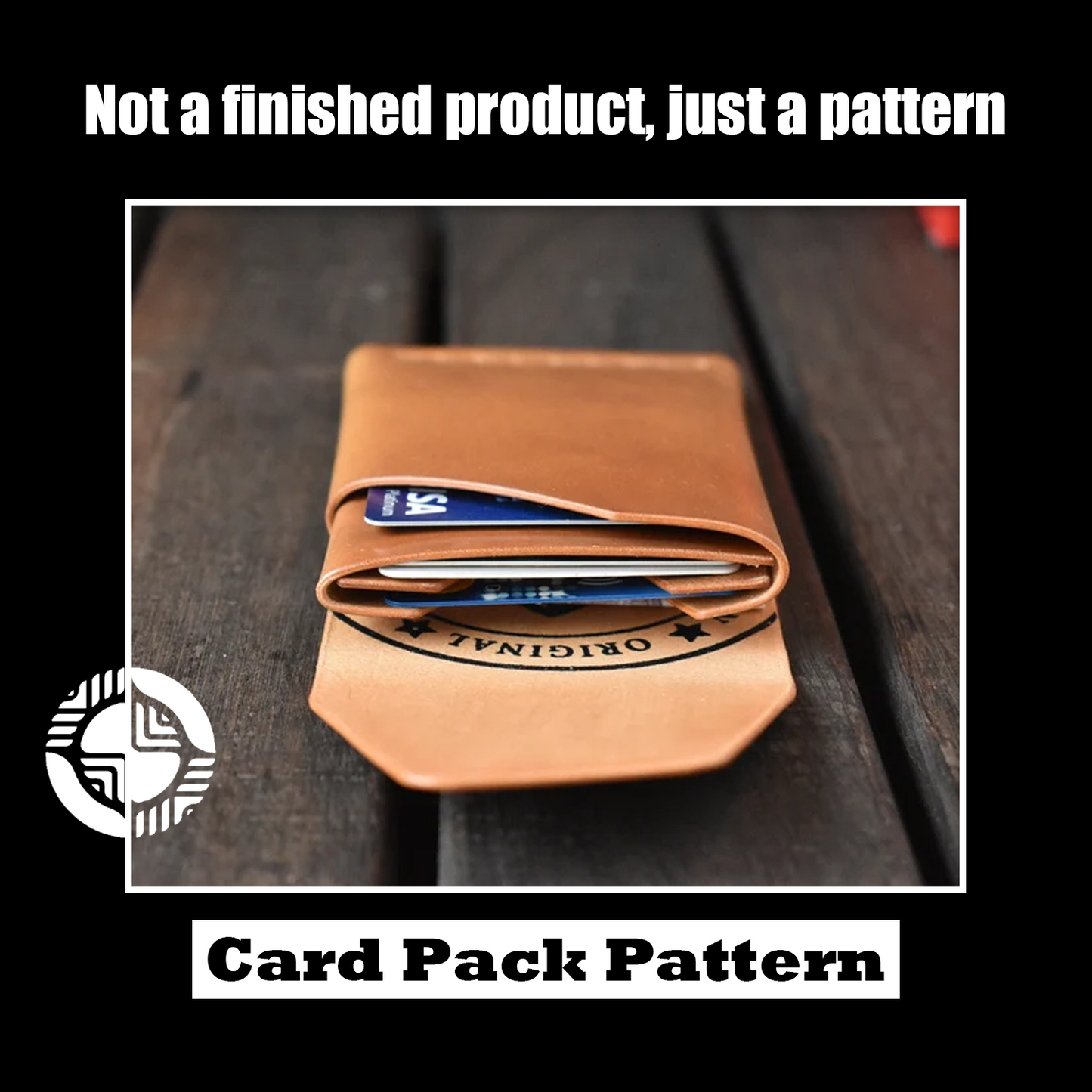 DIY Leather Card Holder Die Cutter – Custom Wooden & Acrylic Mold Template for Wallet Craft, 3 x 4 in Finished Size