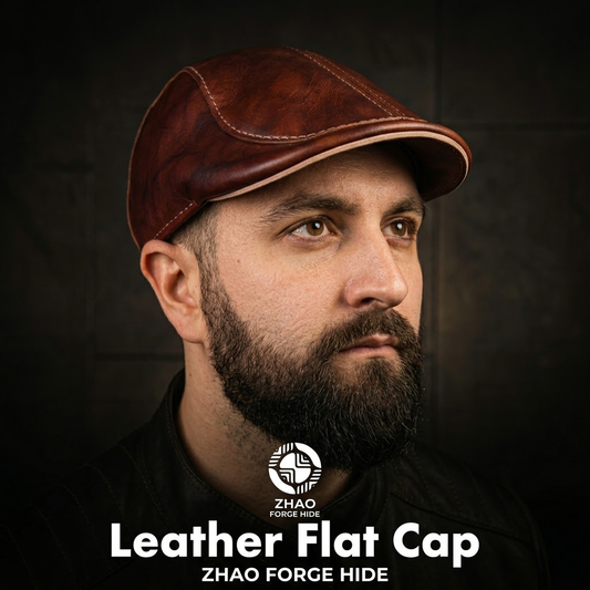 Flat Brim Leather Cap Die Cutter – DIY Leather Baseball Hat Craft Pattern Tool, Wood/Acrylic Mold or Acrylic/Kraft Template, 55–62.5 cm Head Size