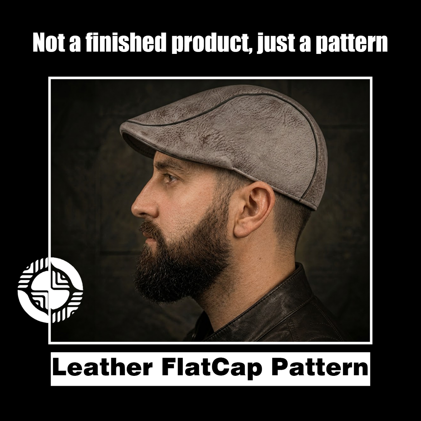 Flat Brim Leather Cap Die Cutter – DIY Leather Baseball Hat Craft Pattern Tool, Wood/Acrylic Mold or Acrylic/Kraft Template, 55–62.5 cm Head Size