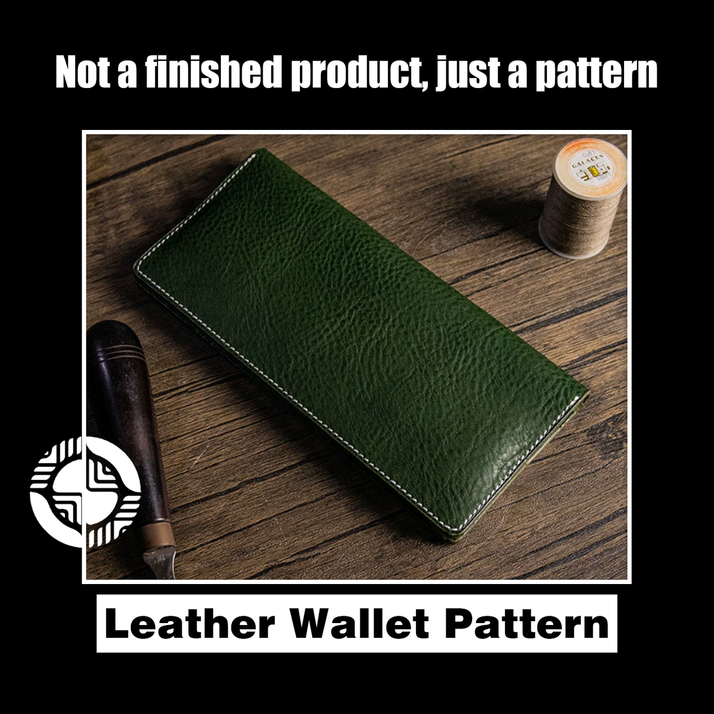 Long Leather Wallet Die Cutter – Multi Card Slot Billfold Pattern Tool, 19 x 9.5 cm Finished Size
