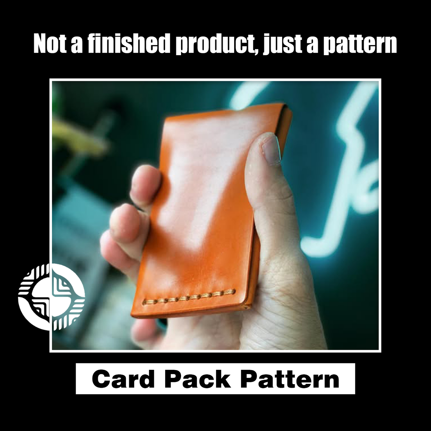 DIY Leather Card Holder Die Cutter – Custom Wooden & Acrylic Mold Template for Wallet Craft, 3 x 4 in Finished Size