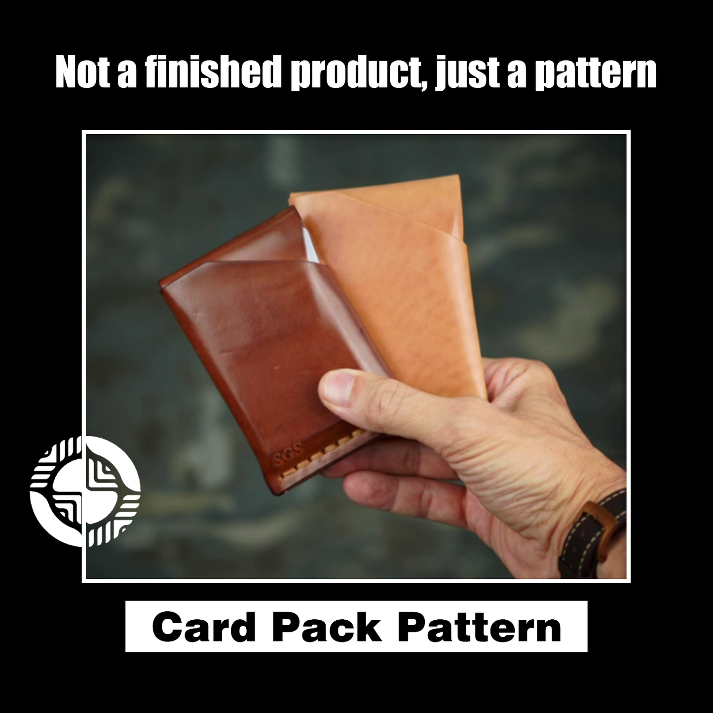 DIY Leather Card Holder Die Cutter – Custom Wooden & Acrylic Mold Template for Wallet Craft, 3 x 4 in Finished Size