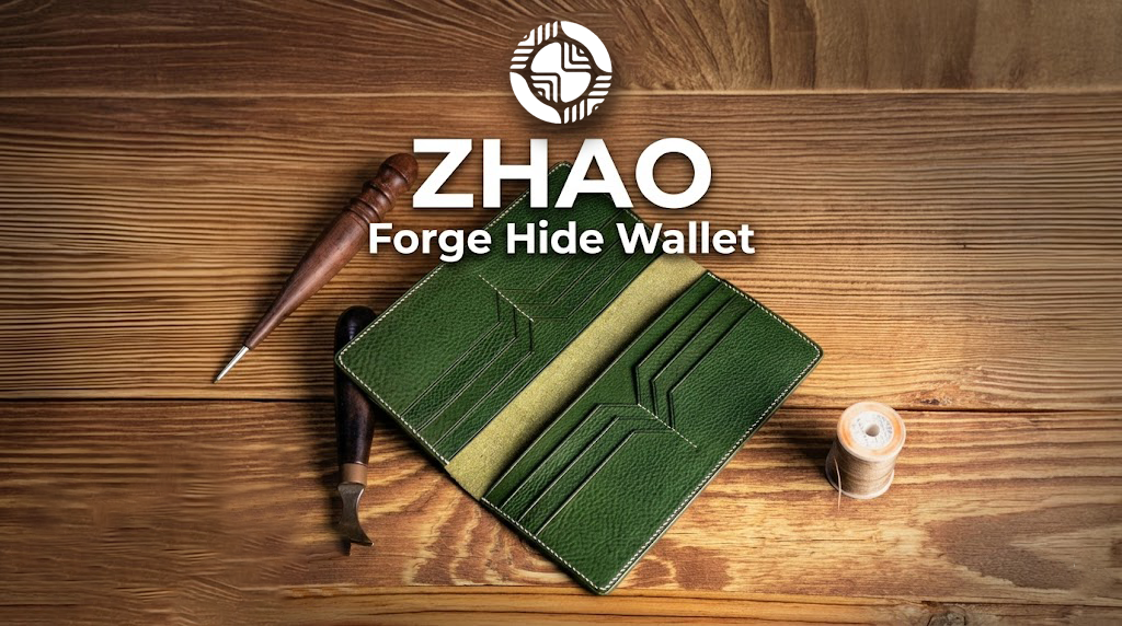 Long Leather Wallet Die Cutter – Multi Card Slot Billfold Pattern Tool, 19 x 9.5 cm Finished Size