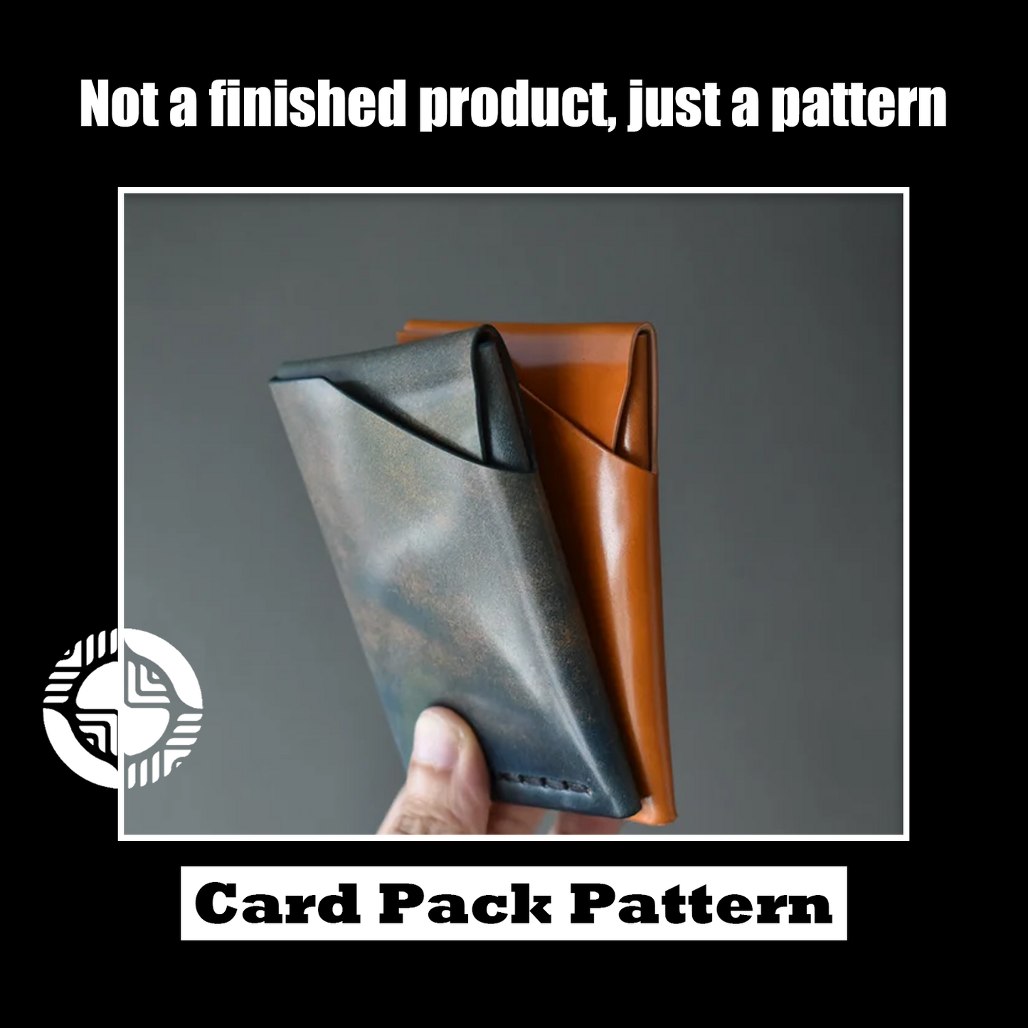 DIY Leather Card Holder Die Cutter – Custom Wooden & Acrylic Mold Template for Wallet Craft, 3 x 4 in Finished Size