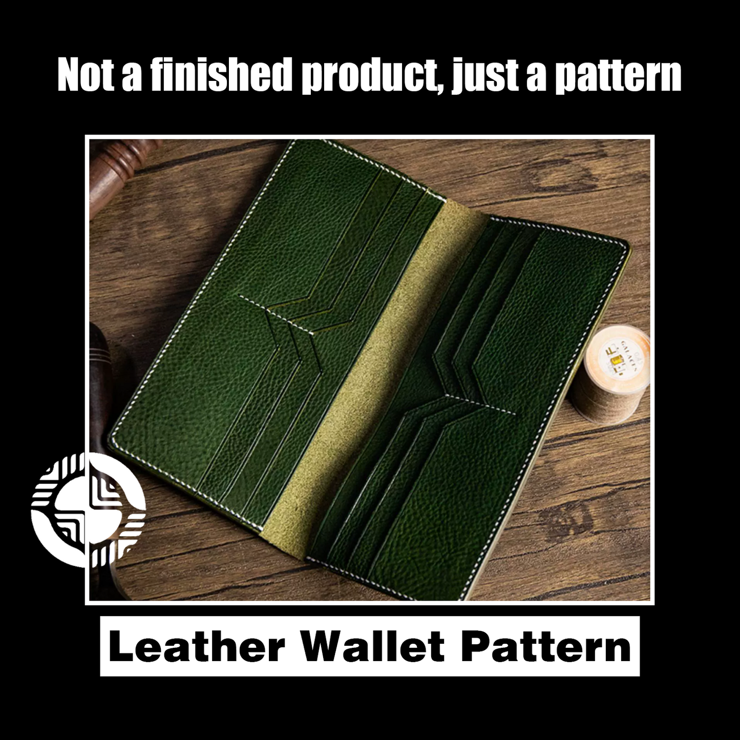 Long Leather Wallet Die Cutter – Multi Card Slot Billfold Pattern Tool, 19 x 9.5 cm Finished Size