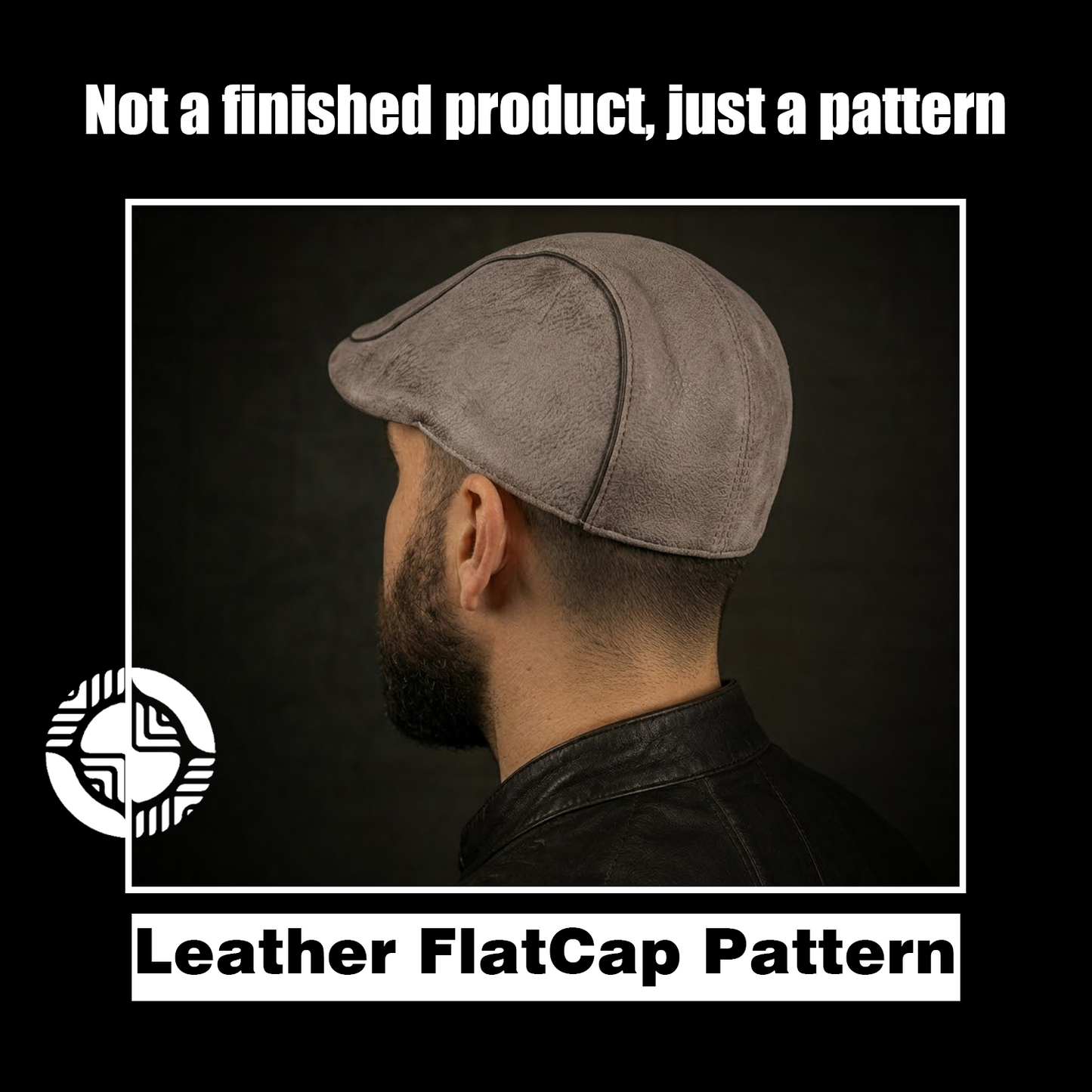 Flat Brim Leather Cap Die Cutter – DIY Leather Baseball Hat Craft Pattern Tool, Wood/Acrylic Mold or Acrylic/Kraft Template, 55–62.5 cm Head Size
