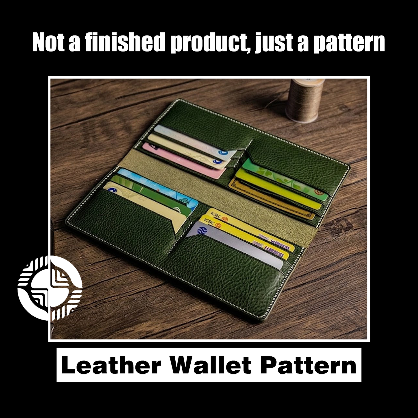 Long Leather Wallet Die Cutter – Multi Card Slot Billfold Pattern Tool, 19 x 9.5 cm Finished Size