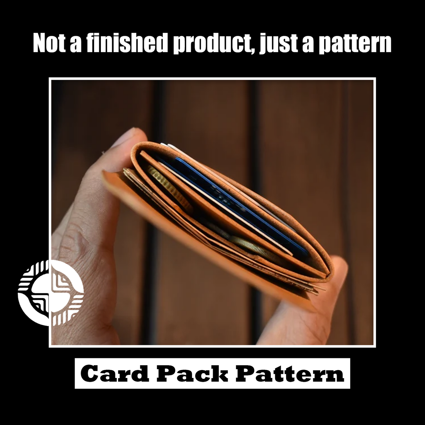 DIY Leather Card Holder Die Cutter – Custom Wooden & Acrylic Mold Template for Wallet Craft, 3 x 4 in Finished Size