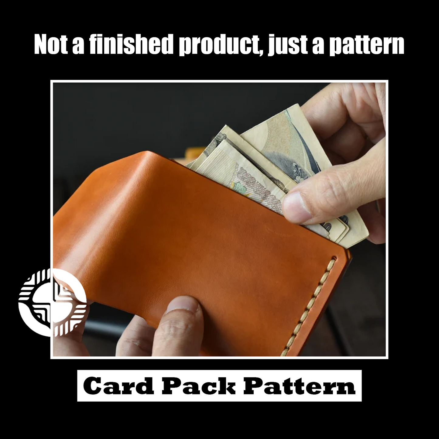 DIY Leather Card Holder Die Cutter – Custom Wooden & Acrylic Mold Template for Wallet Craft, 3 x 4 in Finished Size