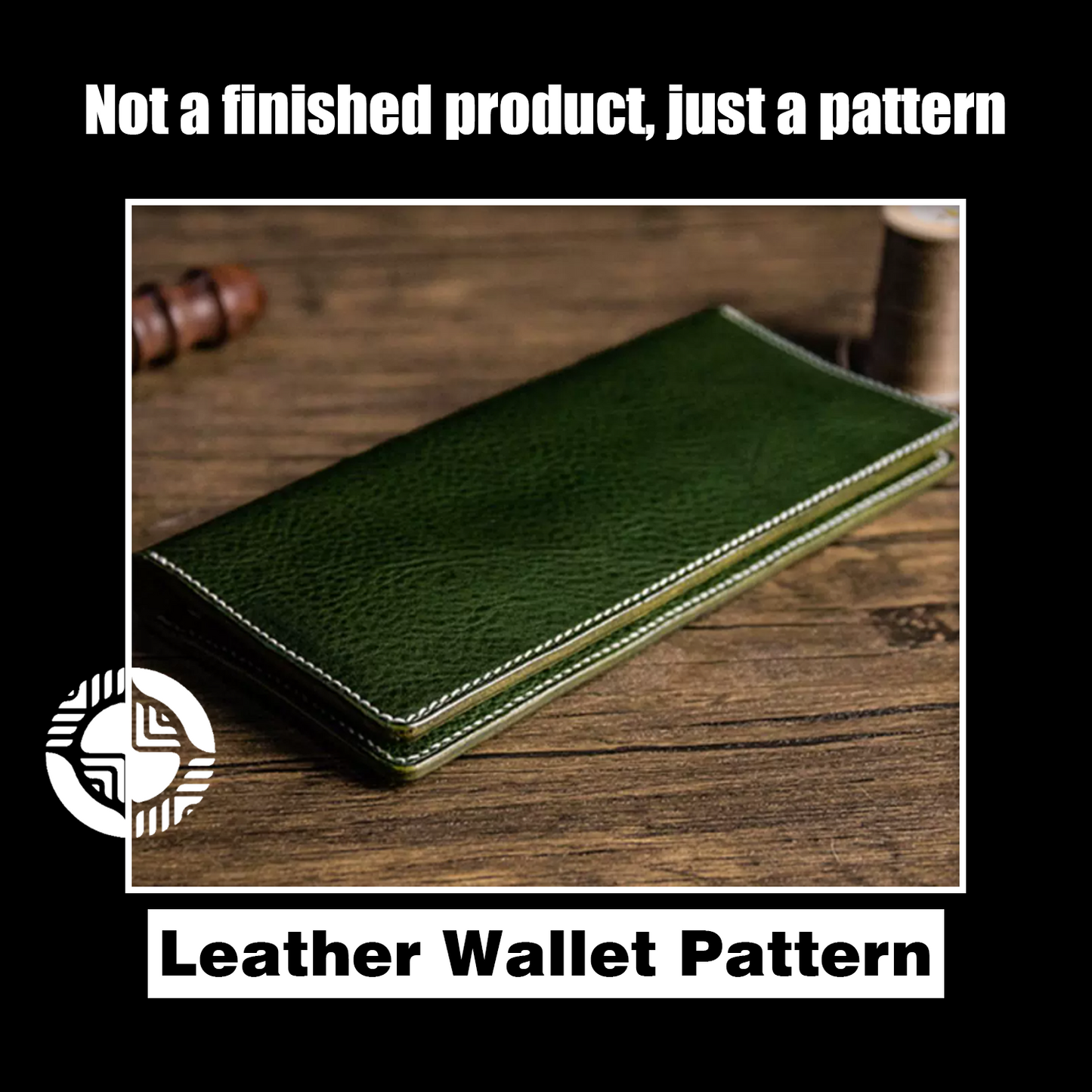 Long Leather Wallet Die Cutter – Multi Card Slot Billfold Pattern Tool, 19 x 9.5 cm Finished Size